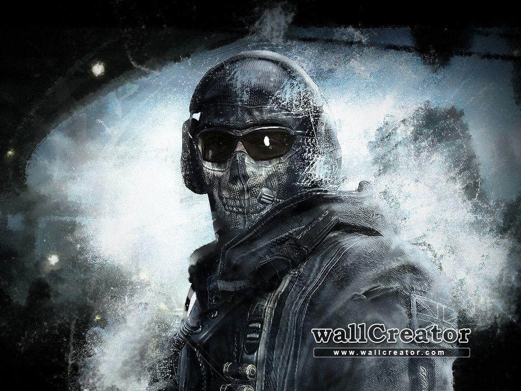 1024x768 Mw2 Ghost Wallpaper