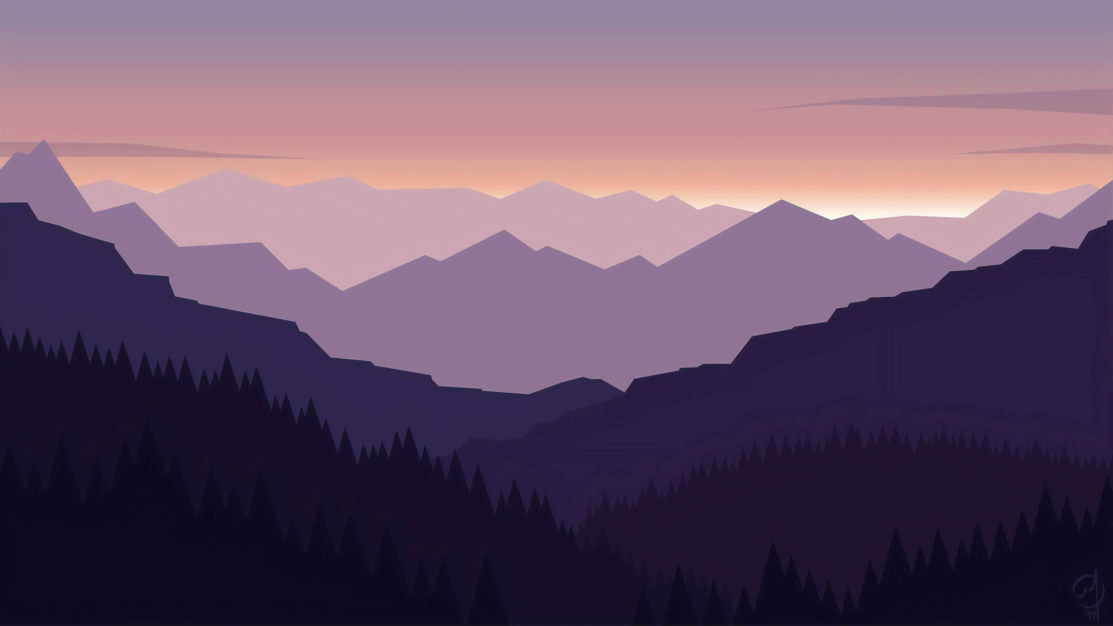 minimalist landscape