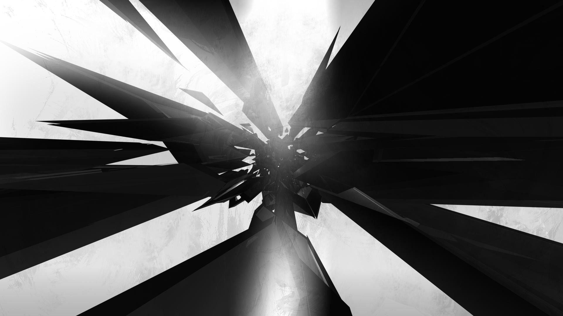 1920x1080 Black And White Abstract Wallpaper Black And White Abstract