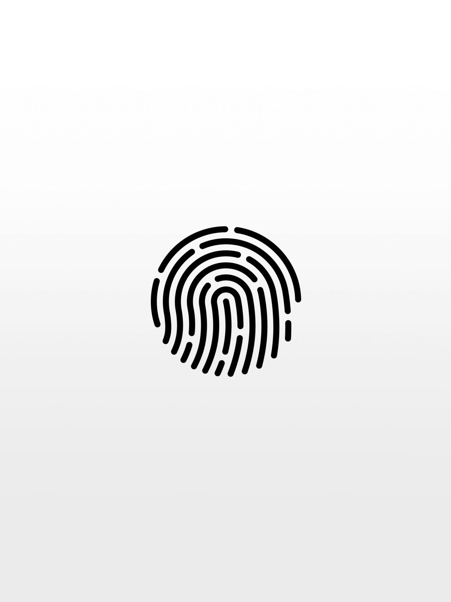 1536x2048 Free download FREEIOS7 touch id white parallax HD iPhone iPad