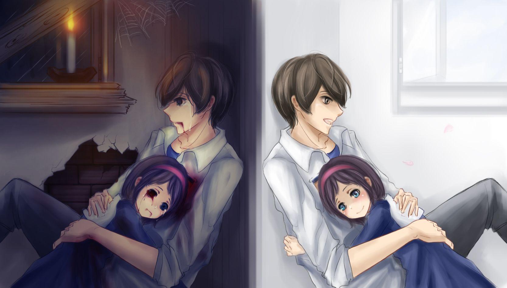 1666x948 Corpse Party Desktop Background. Mario