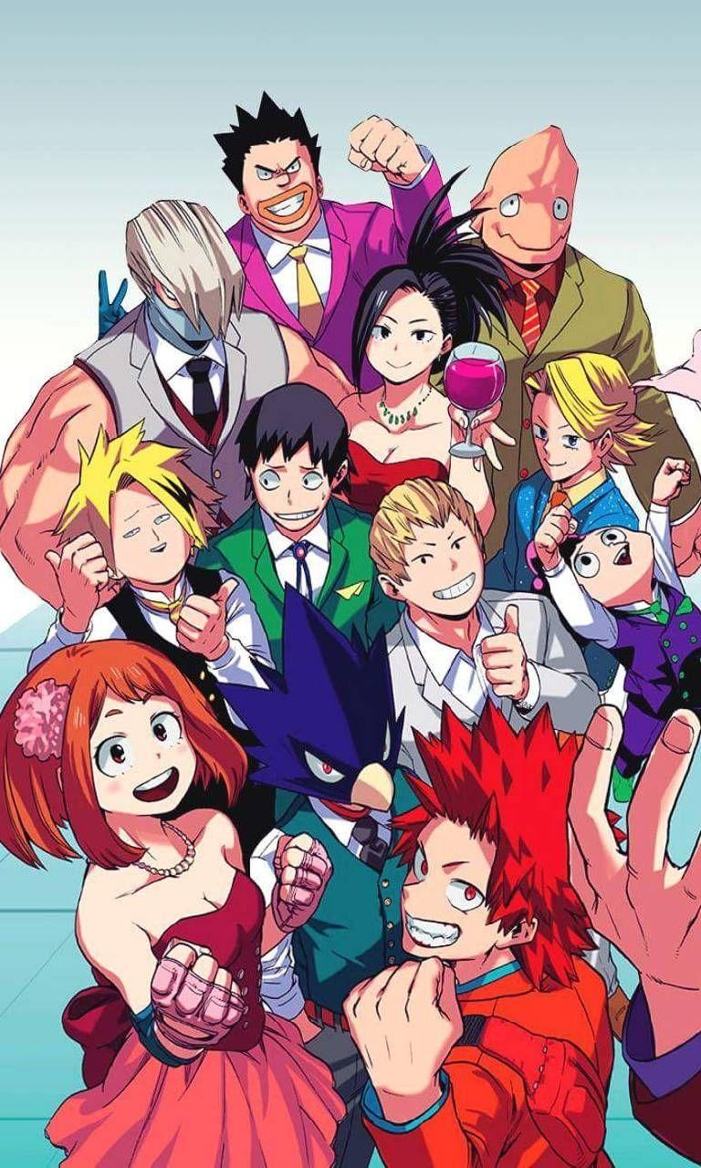 768x1280 Download Boku no hero party Wallpaper