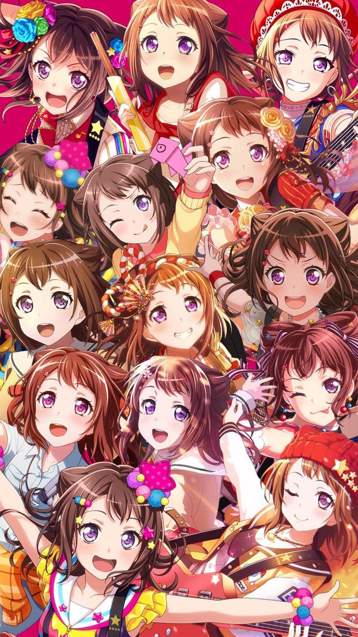 728x1294 Poppin'Party Wallpaper
