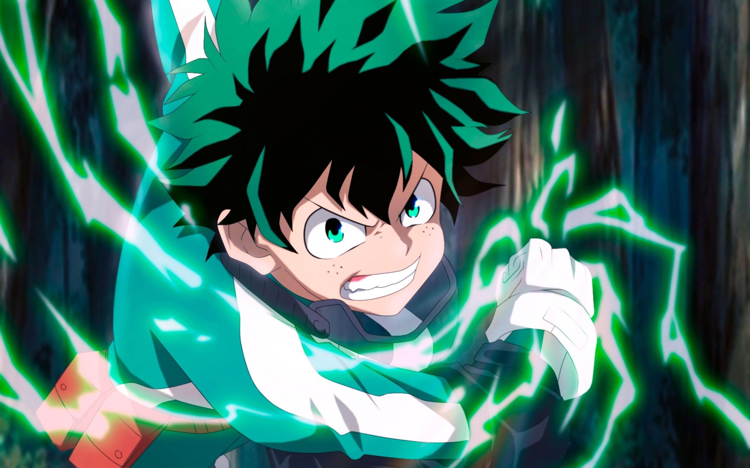 2560x1600 Download 2560x1600 wallpaper izuku midoriya, angry, anime boy, art