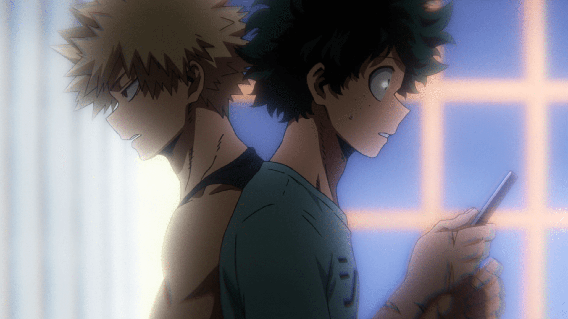 1920x1080 Izuku Midoriya vs. Katsuki Bakugo. My Hero Academia