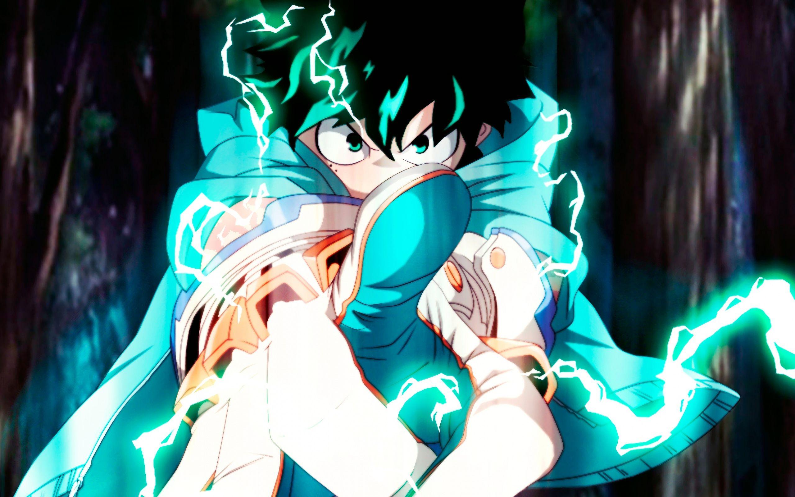 2560x1600 Download Anime boy, art, Izuku Midoriya wallpaper, 2560x Dual