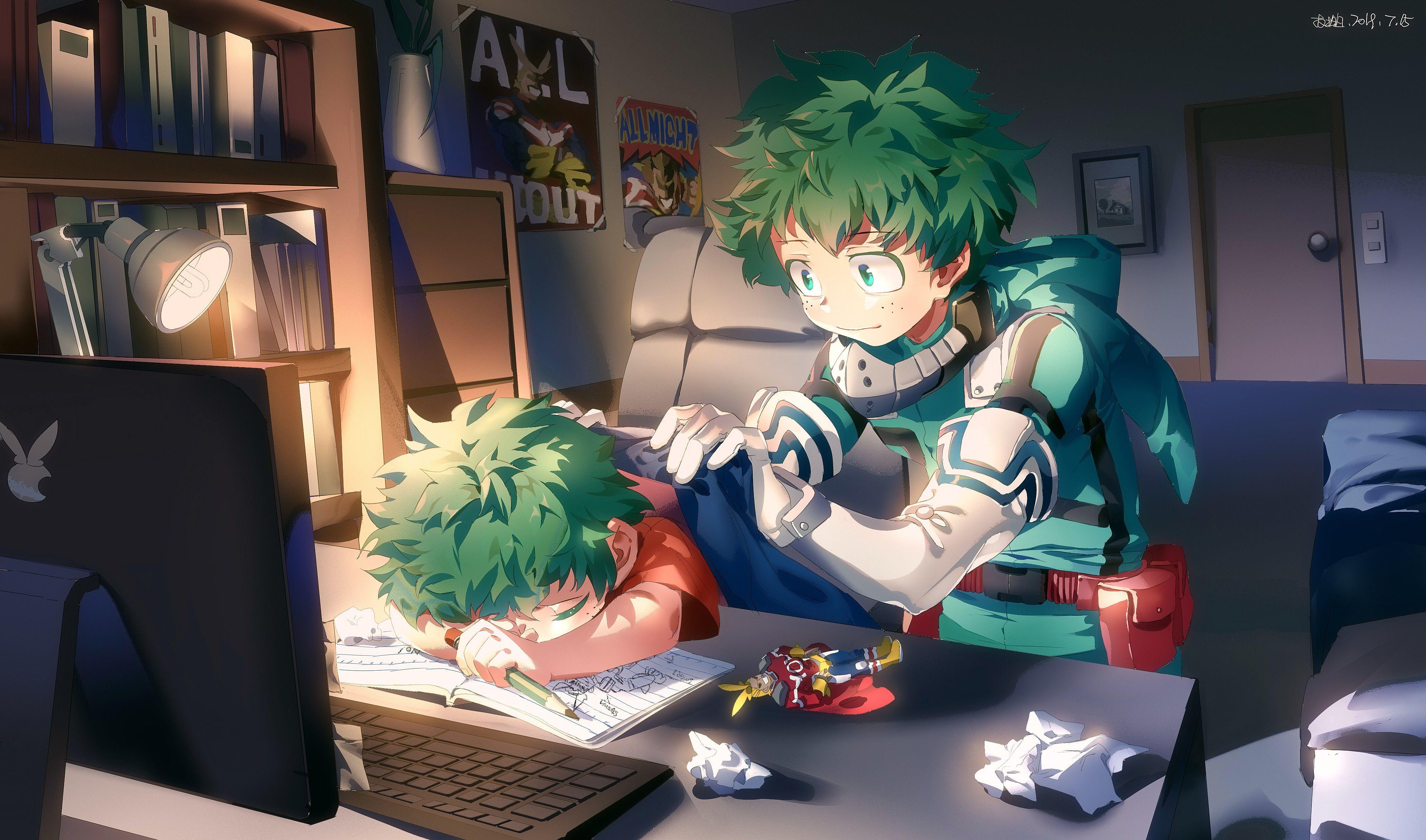 4210x2480 Download 4210x2480 Midoriya Izuku, Boku No Hero Academia, Green