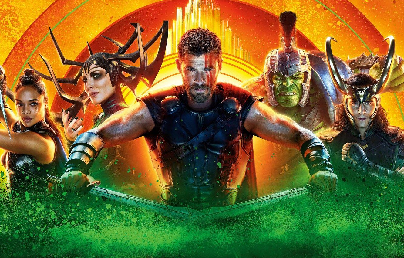 1332x850 Wallpaper Hulk, Ragnarok, Lightning, Warrior, Gladiator, Marvel, Pearls, Thor, Idris Elba, God, Benedict Cumberbatch, Chris Hemsworth, Walt Disney Picture, Mark Ruffalo, Loki, Tom Hiddleston image for desktop, section фильмы