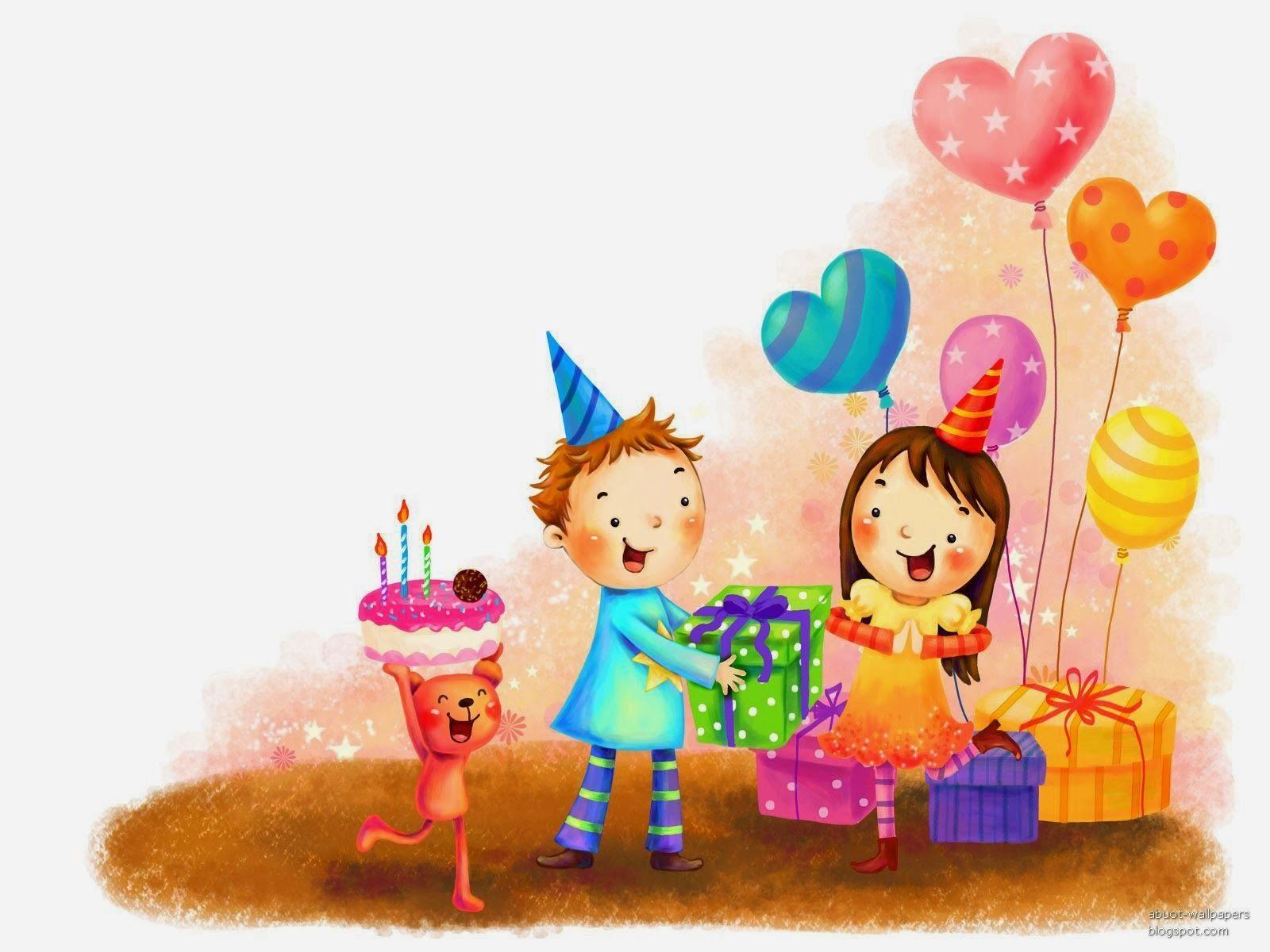 Cute Birthday Cartoon Wallpapers - Top Free Cute Birthday Cartoon Backgrounds - WallpaperAccess