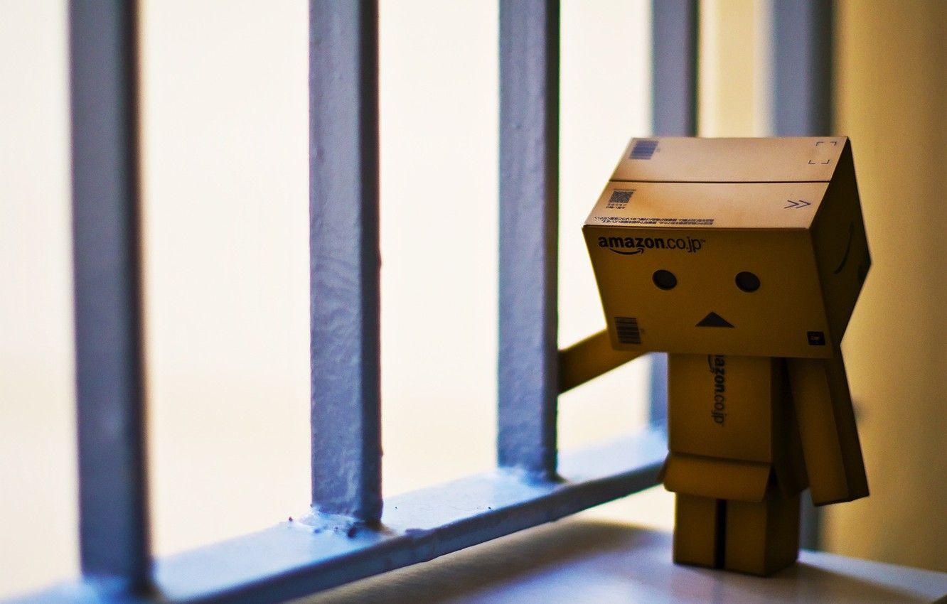 1332x850 Wallpaper sadness, loneliness, cell, robot, danbo, Danboard, box, toy, sad image for desktop, section настроения