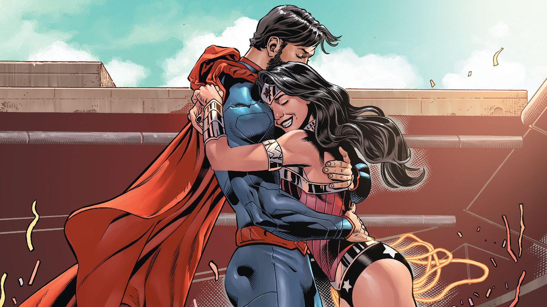 1920x1080 Superman & Wonder Woman & Wonder Woman Wallpaper