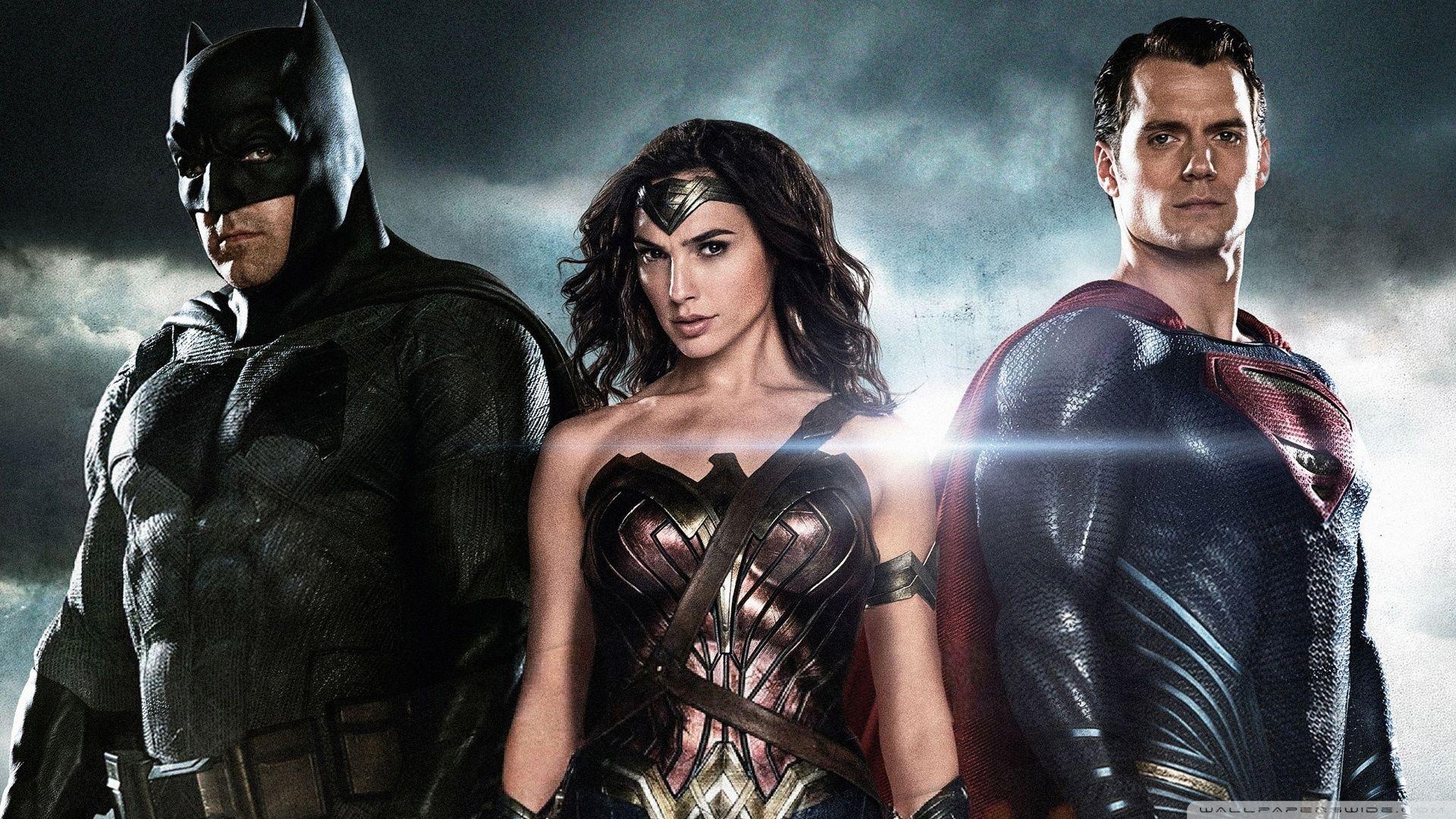 1920x1080 Batman Wonder Woman Superman Ultra HD Desktop Background Wallpaper