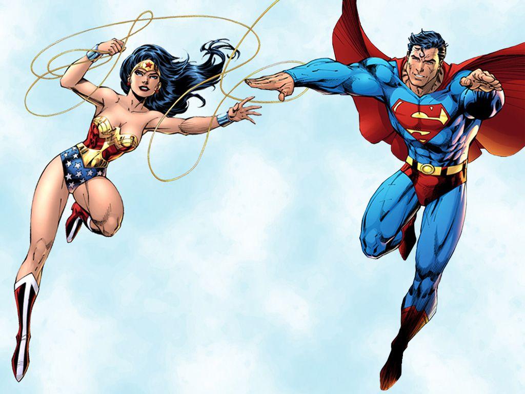 1024x768 Superman & Wonder Woman Wallpaper Art Community GALLERY OF