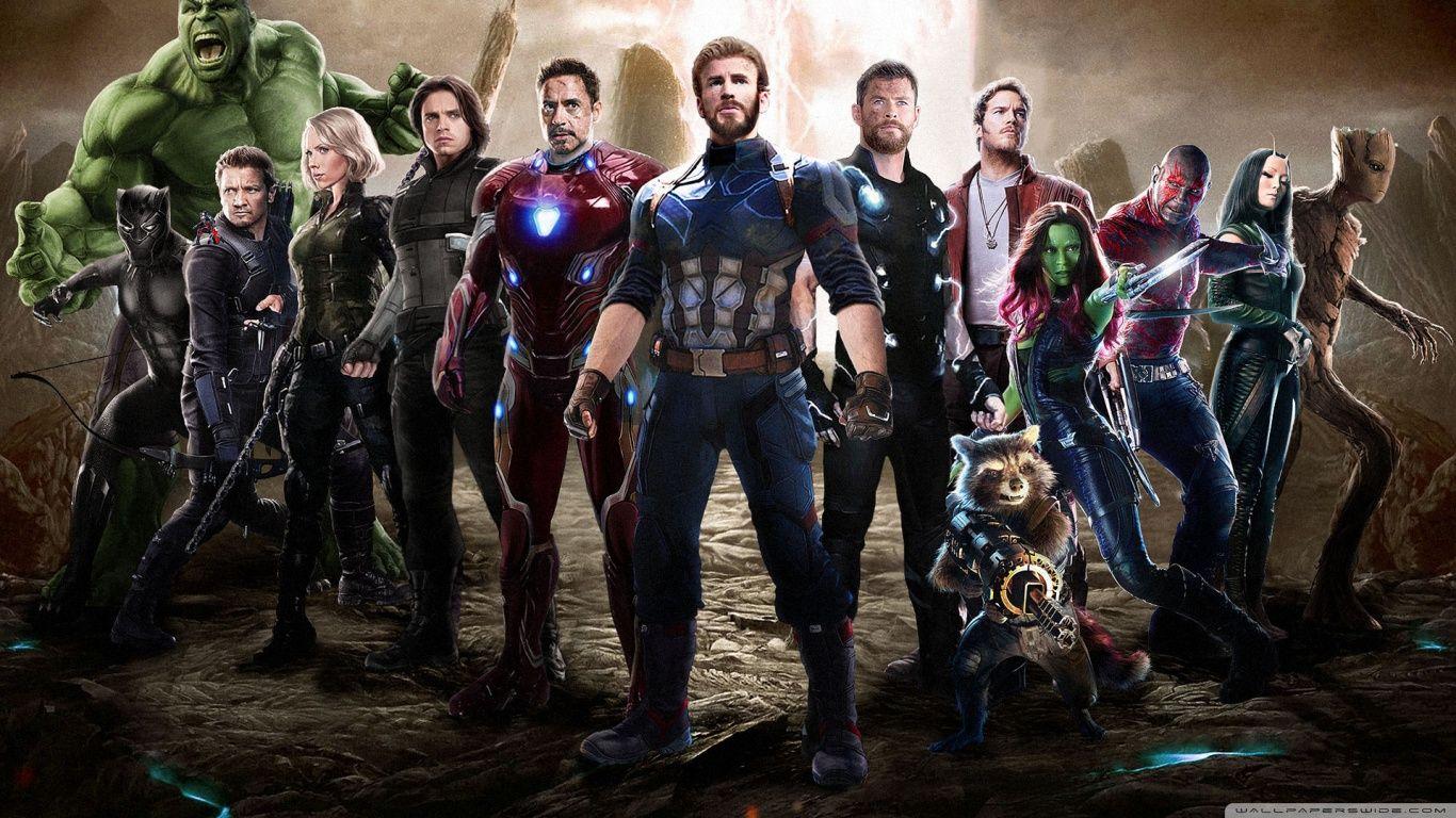 1366x768 Avengers Infinity War 2018 Movie Fan Art Ultra HD Desktop