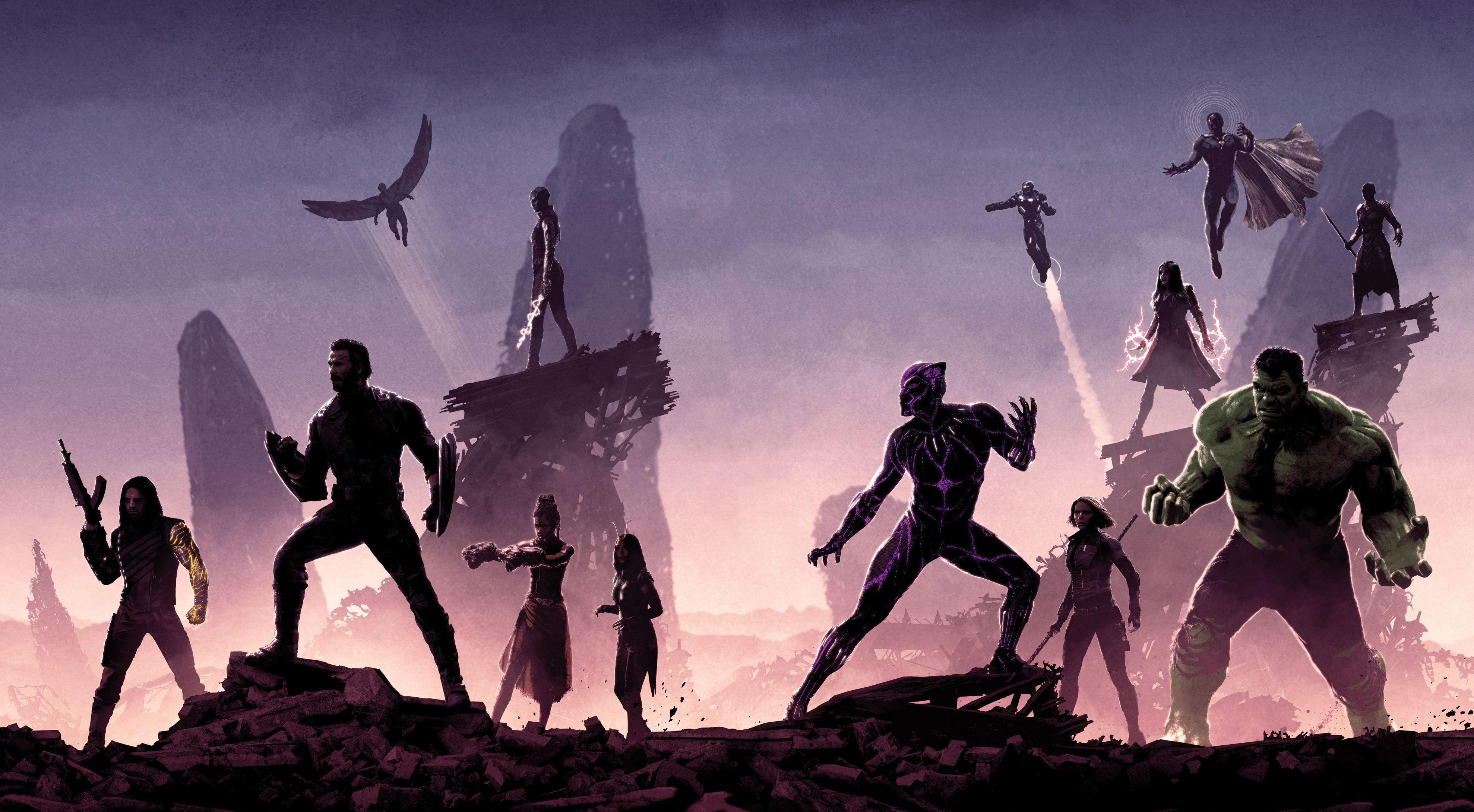 3956x2181 Avengers Infinity War Promotion Poster 4k 1440P