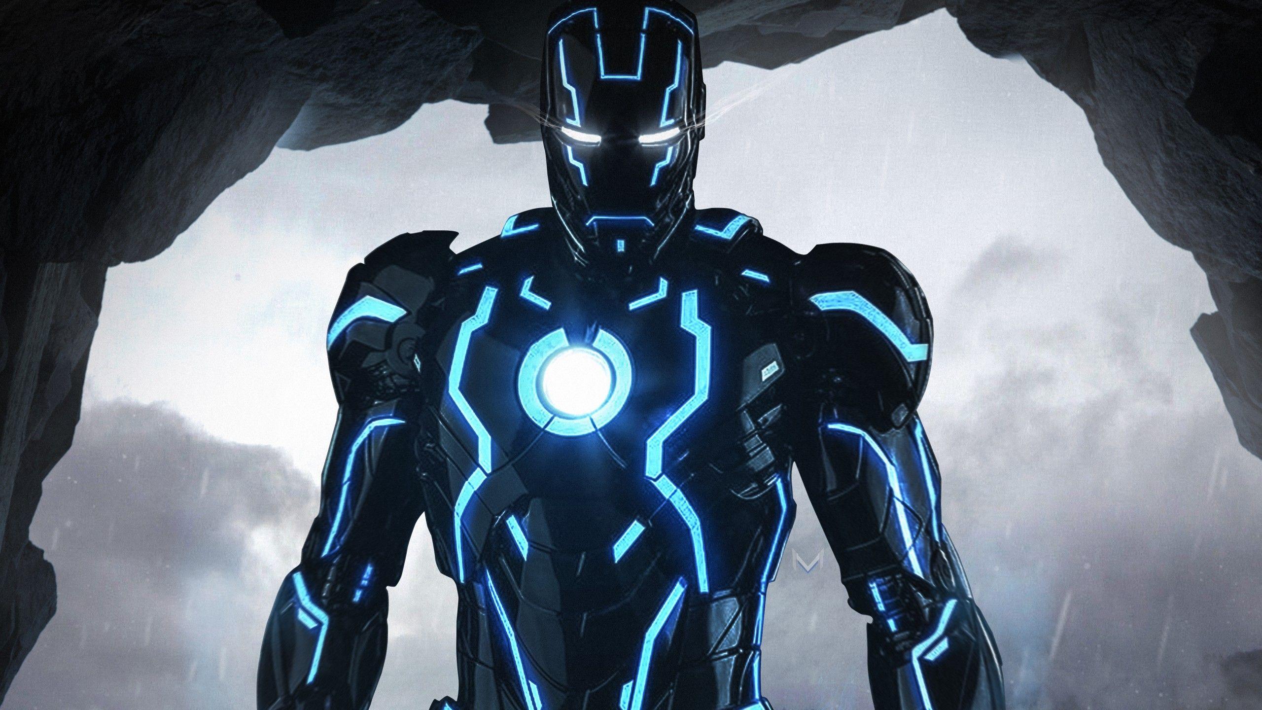 2560x1440 Neon Iron Man 4K Wallpaper 2560x1440 Hot Desktop