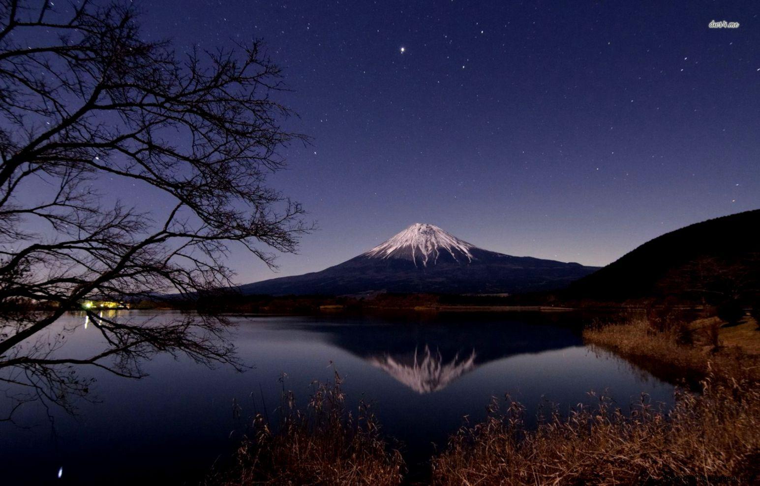 1545x987 Mount Fuji Tanuki Lake Wallpaper HD