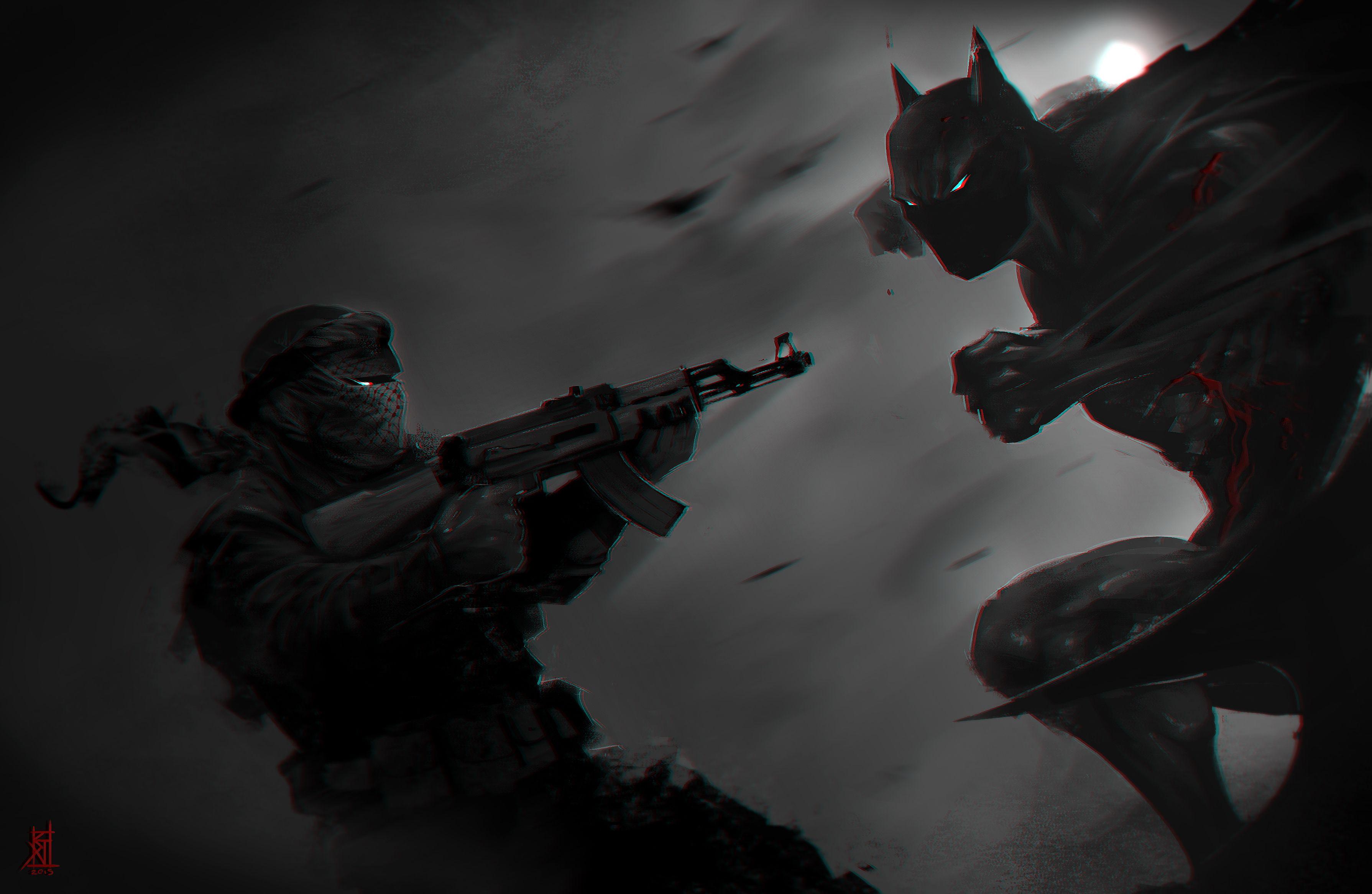 3579x2333 Assault Rifle HD Wallpaper and Background Image