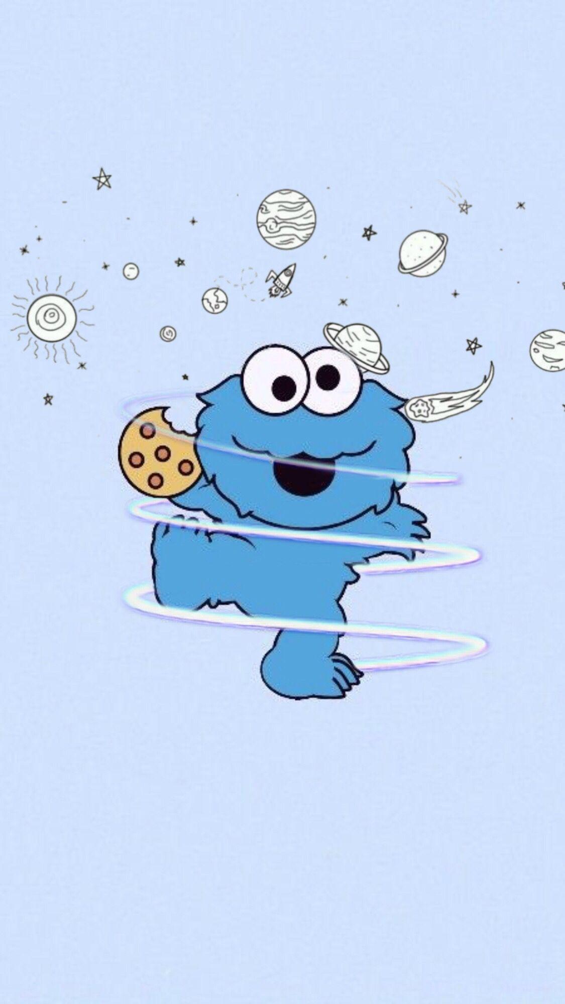 Cute Cookie Monster Wallpapers  Top Free Cute Cookie Monster Backgrounds   WallpaperAccess