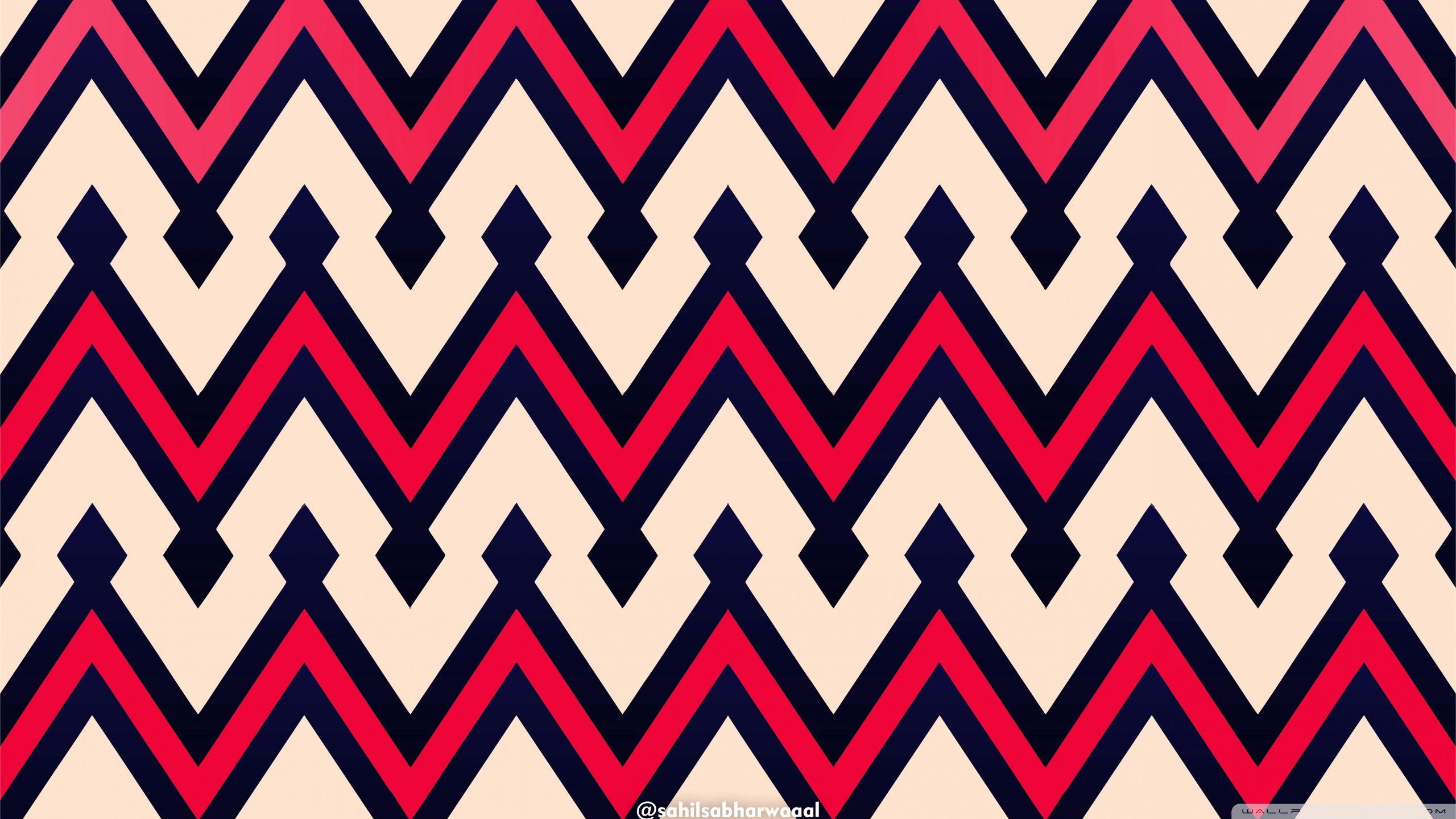 2560x1440 Pattern Chevron Wallpaper HD