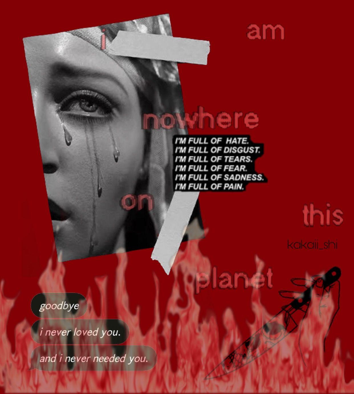 1242x1381 sad #art #fire #depression #like #quotes #wallpaper