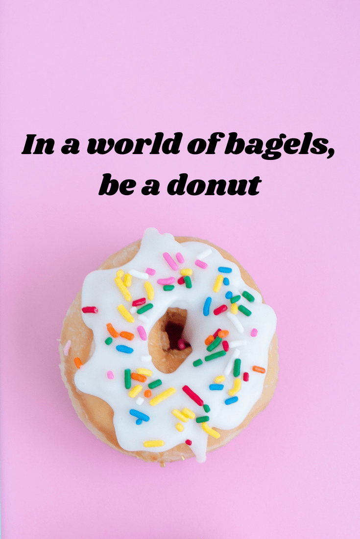 735x1102 Quotes, inspirational quotes, donut, pretty donut, in a world