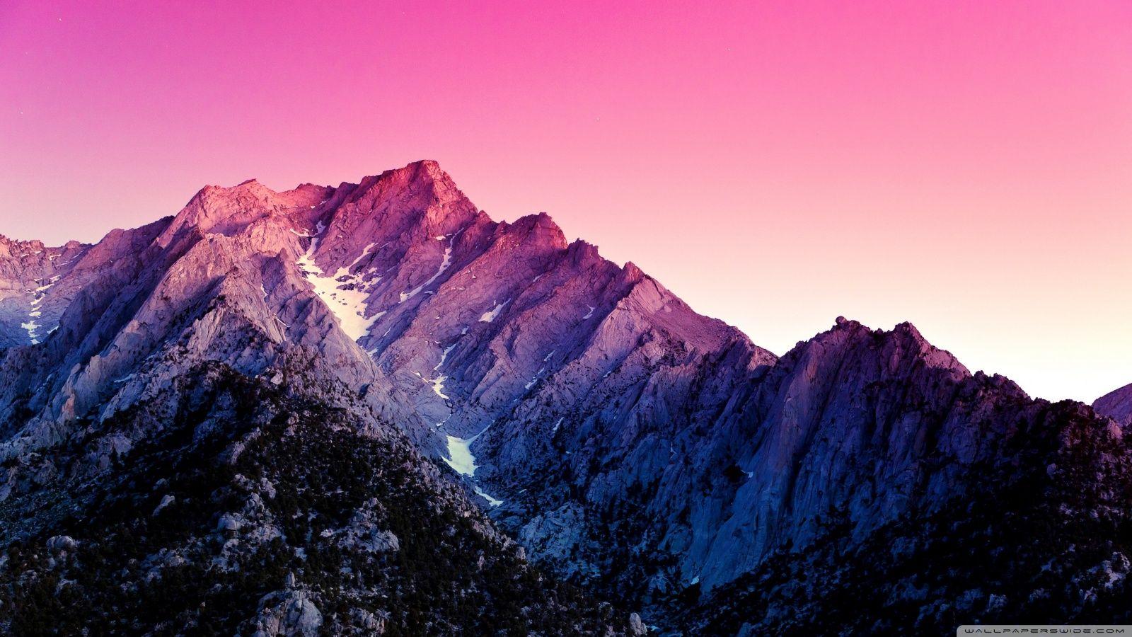1600x900 Android 4.4 Mountains Ultra HD Desktop Background Wallpaper for 4K