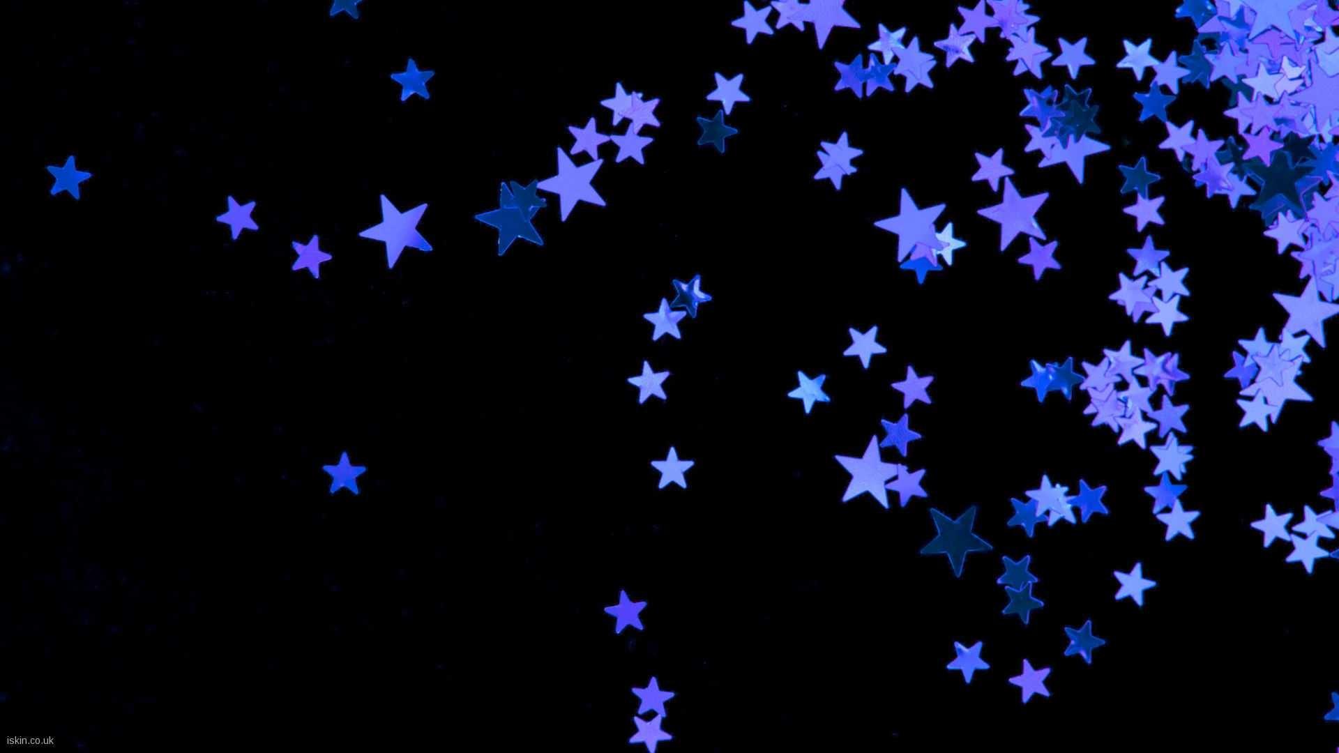 1920x1080 Blue Stars Wallpaper