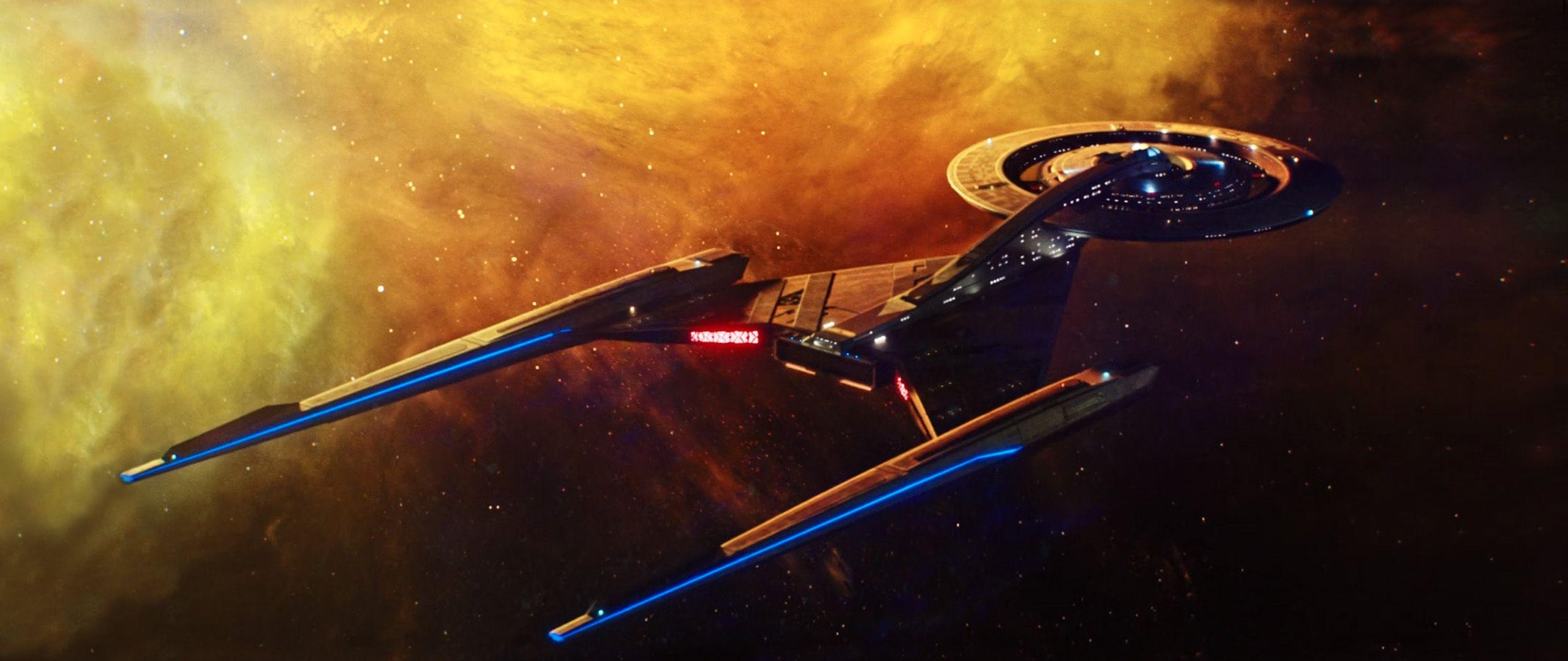 2560x1080 Star Trek HD Desktop Wallpaper Trek Discovery Ship