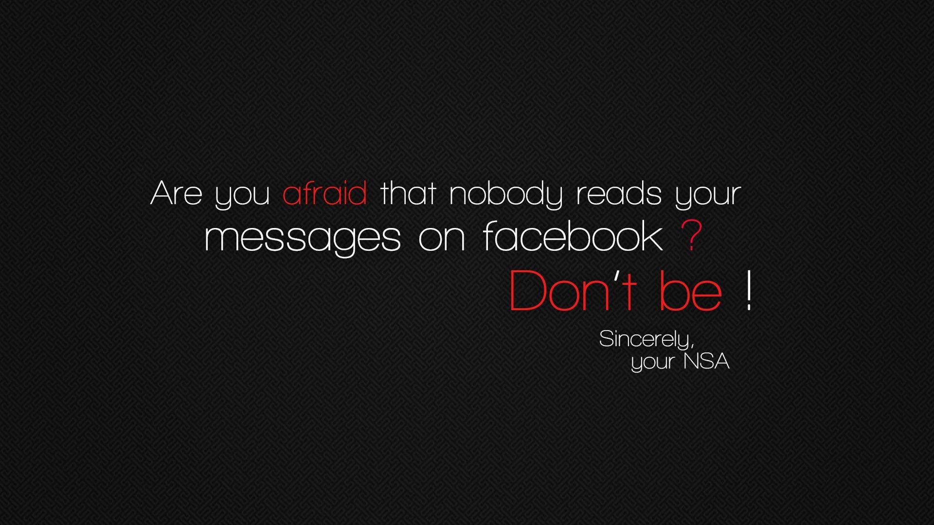 1920x1080 Free download afraid Facebook Messages Nsa Spying Sadic Usa