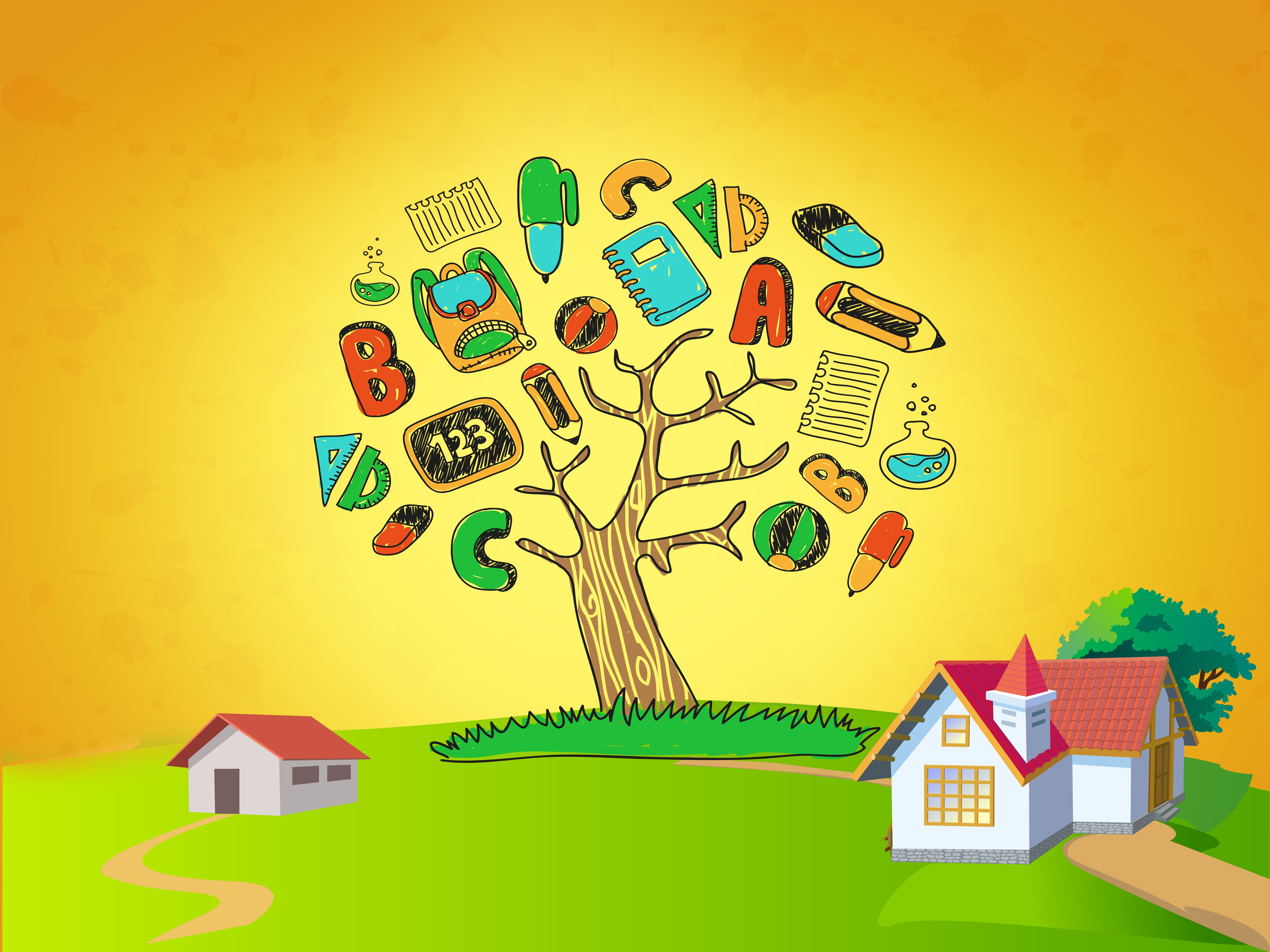6000x4500 Kids Learning Wallpaper