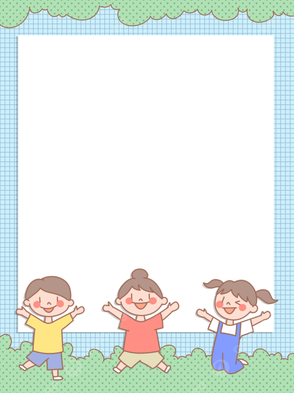 1200x1604 Cartoon Children S Real Estate Education Background Wallpaper Image For Free Download