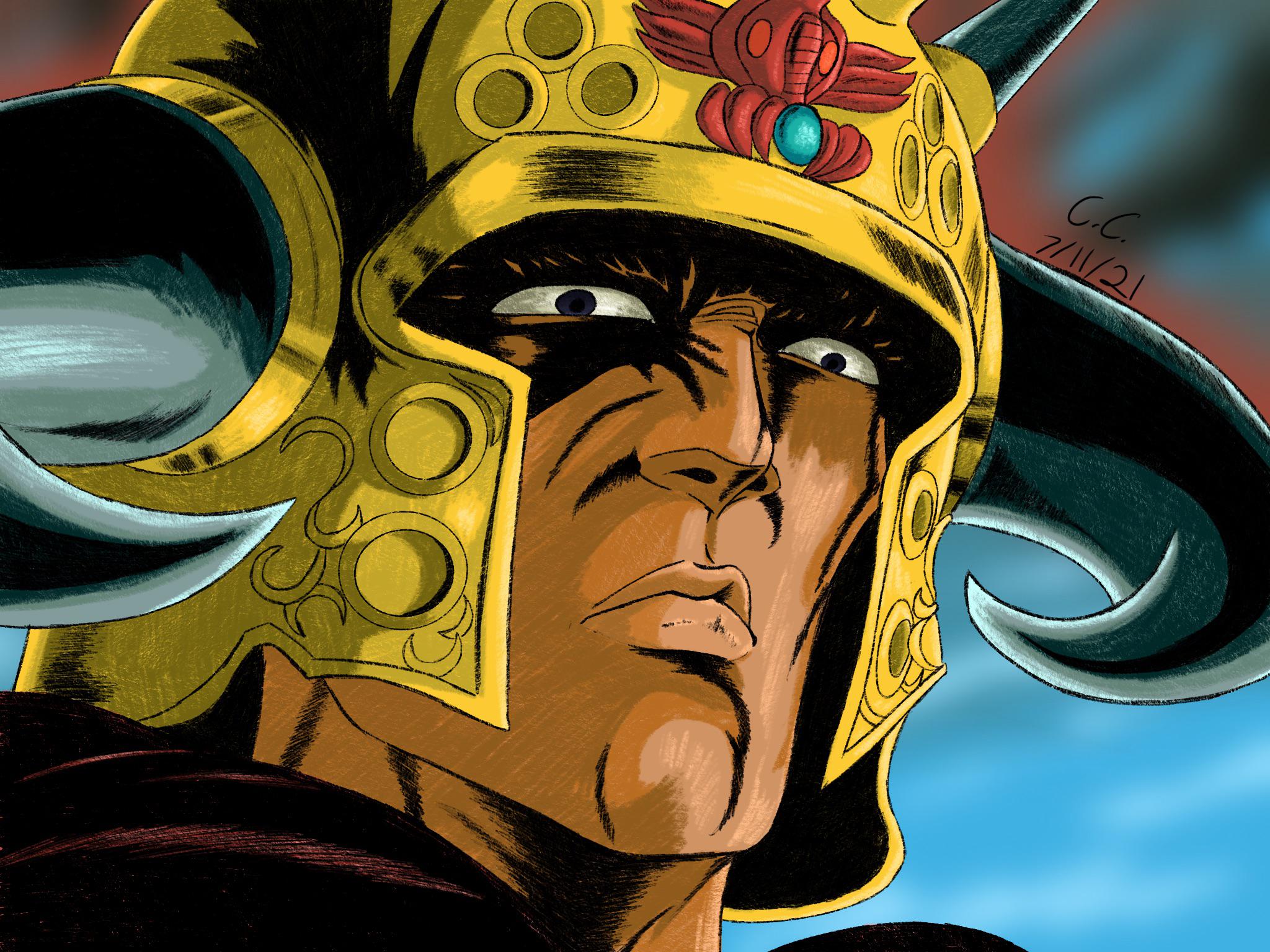 2048x1536 Fem Raoh portrait just for fun and coloring practice