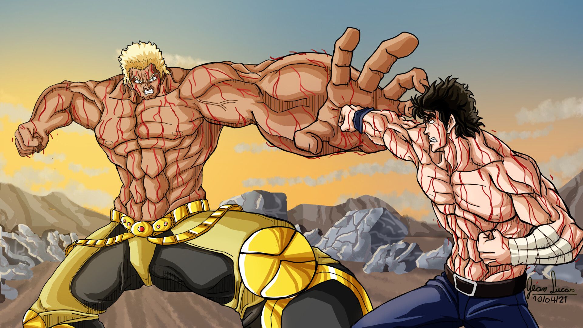 1920x1080 Kenshiro vs Raoh