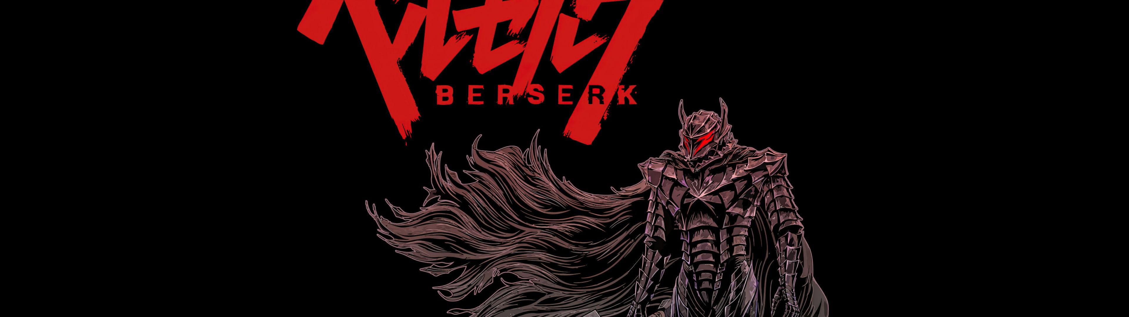 3840x1080 Berserker Armor Wallpaper 4K, Guts, 5K, AMOLED