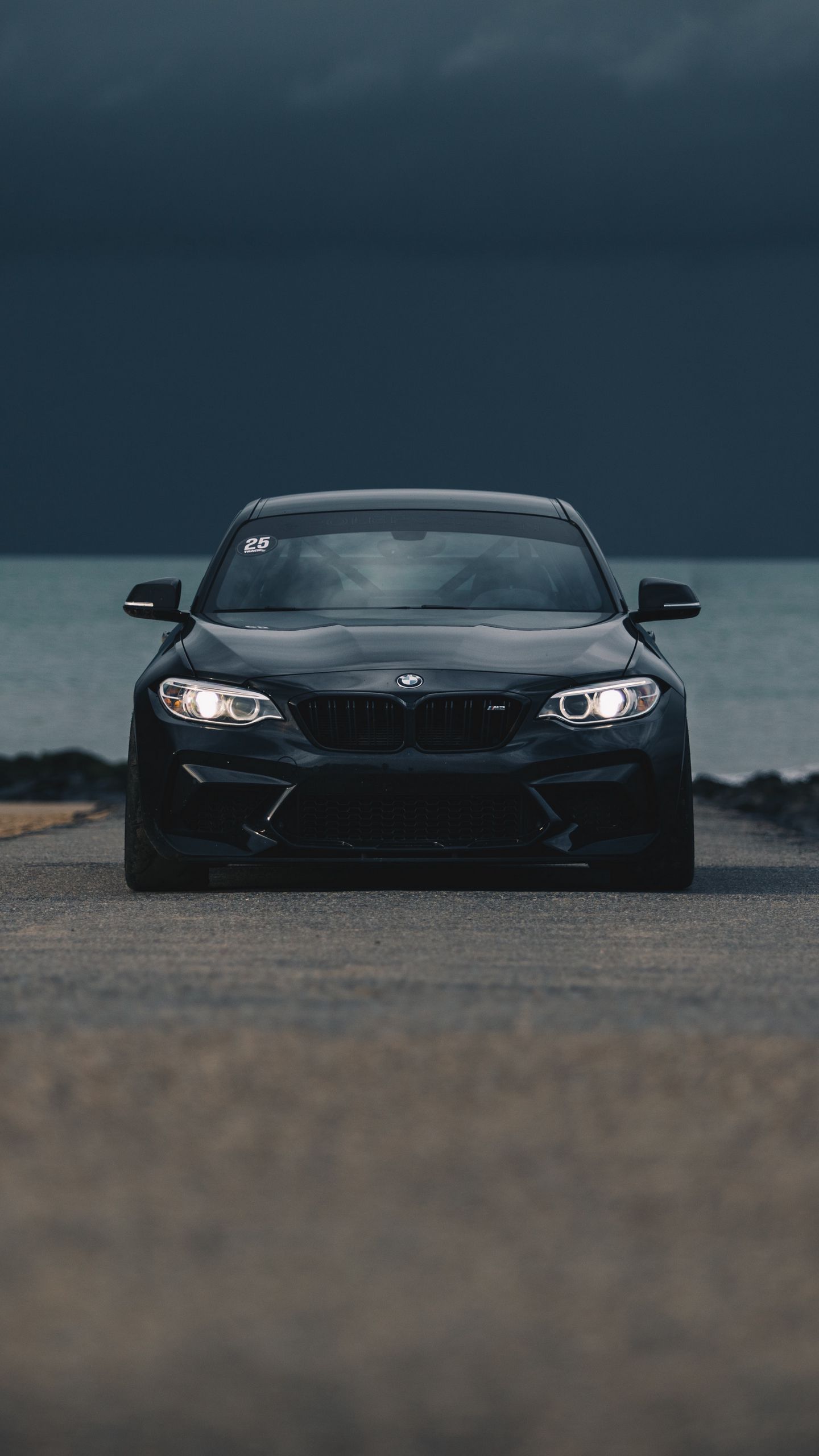 1440x2560 Download wallpaper 1440x2560 bmw m bmw, car, black, front view qhd samsung galaxy s s edge, note, lg g4 HD background
