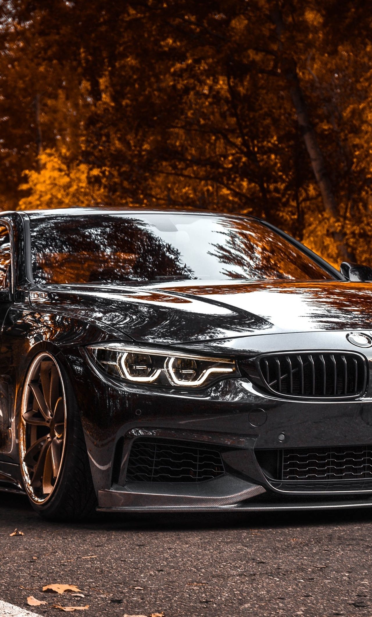 1280x2120 Black BMW 4k iPhone Wallpaper