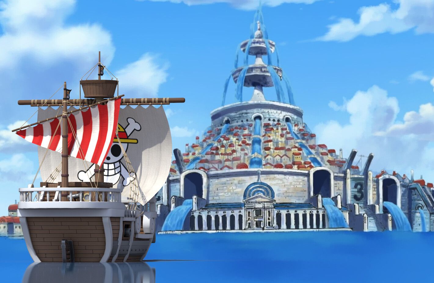 1421x927 The Going Merry (One Piece)