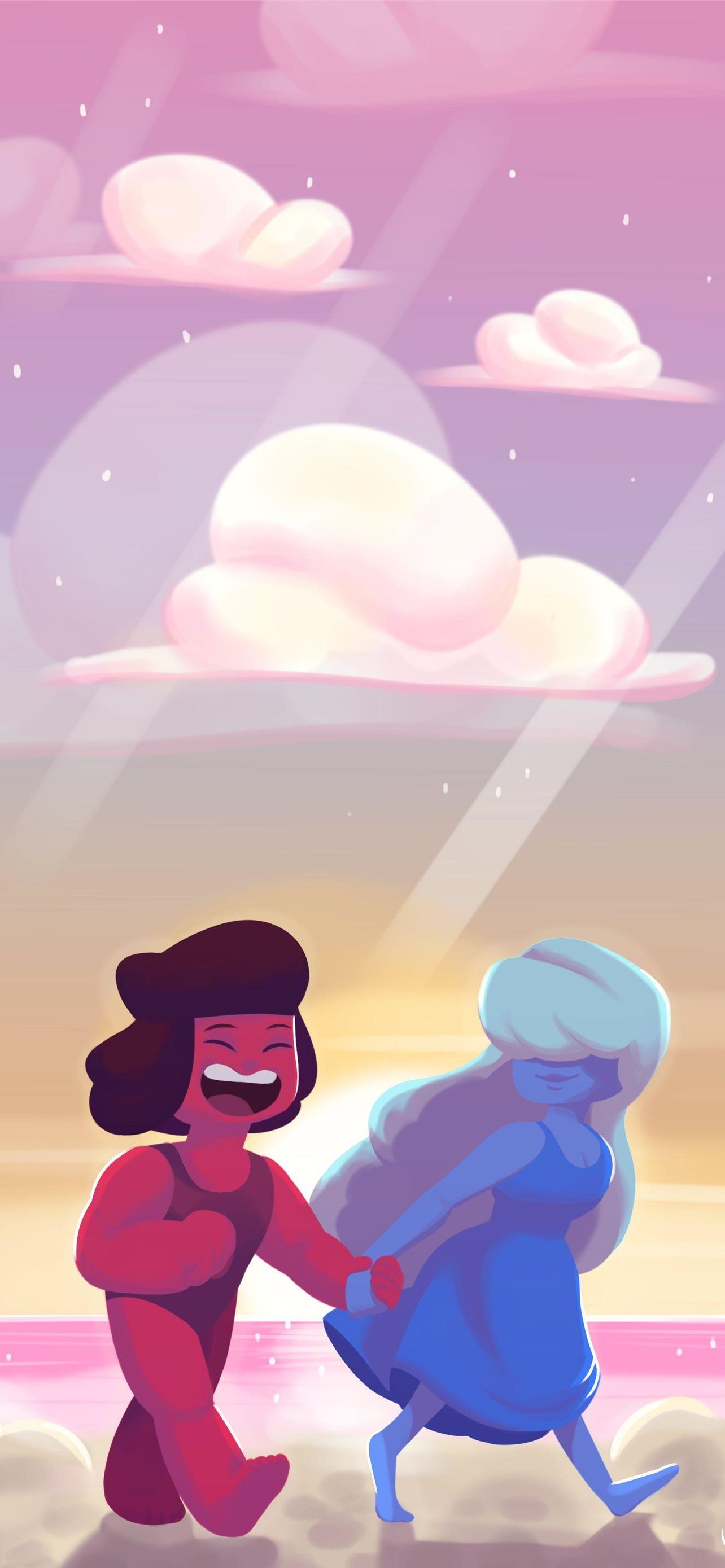 1284x2778 Steven Universe Ruby And Saphire Cave iPhone Wallpaper Free Download