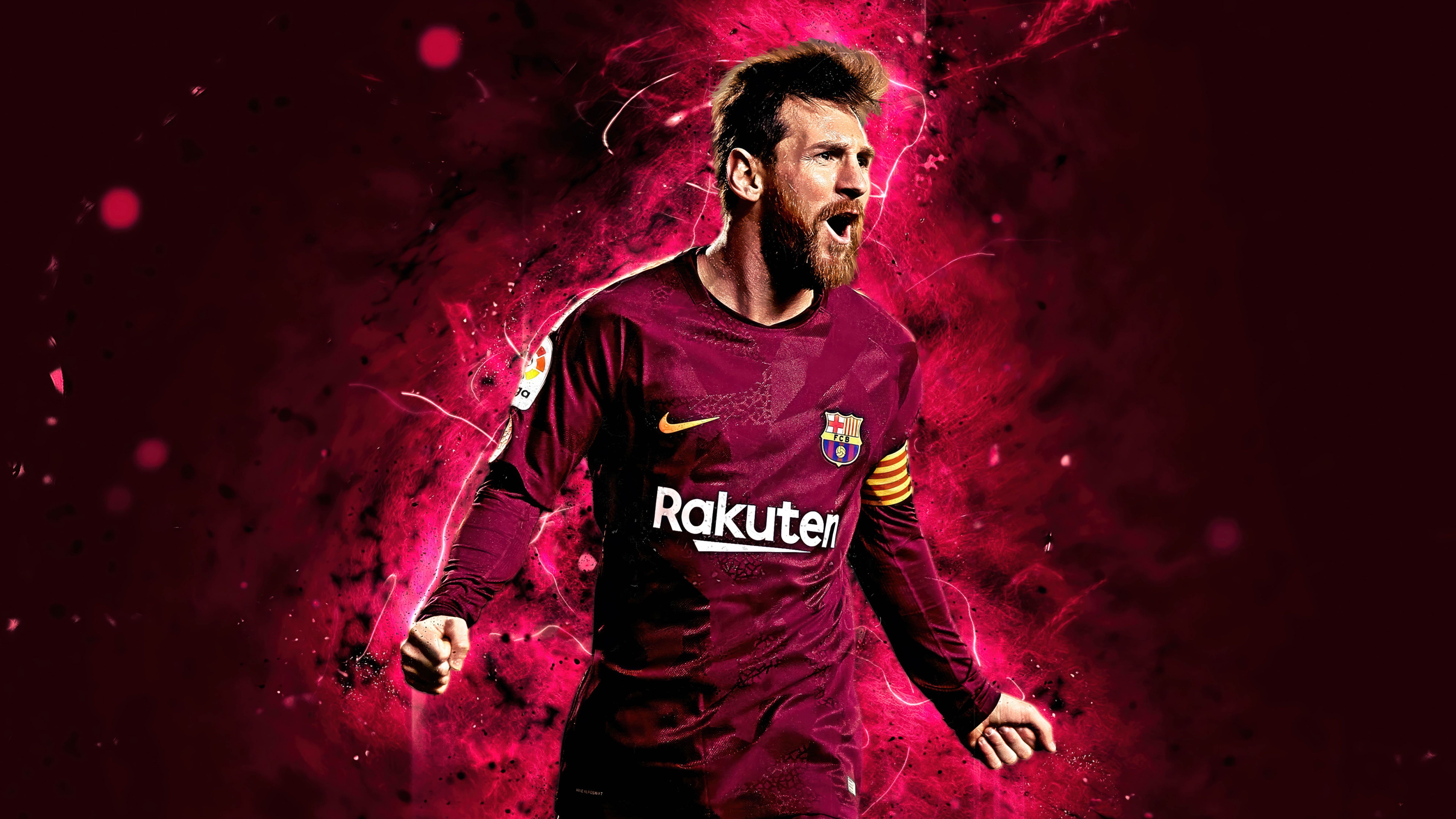 7680x4320 Lionel Messi Wallpaper