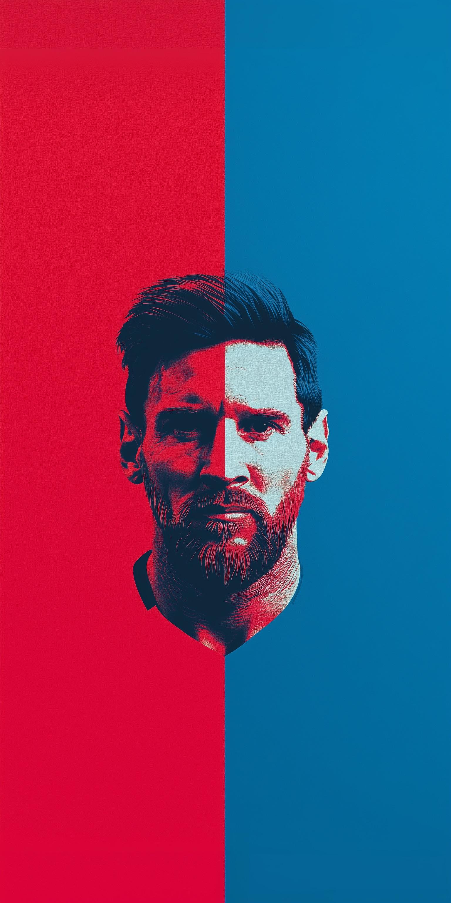 1536x3072 Beautiful Lionel Messi Wallpaper (4k Quality)