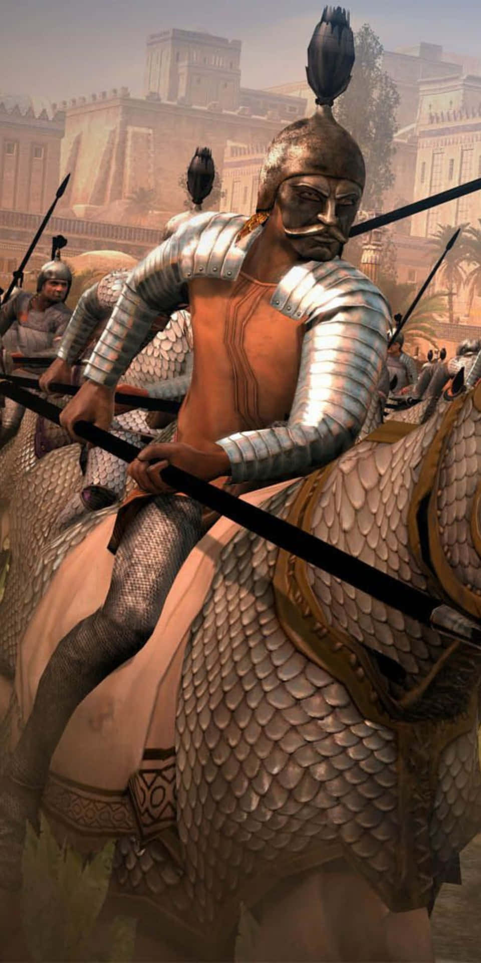 960x1920 Download Pixel 3 Total War Rome 2 Background Parthian Warrior