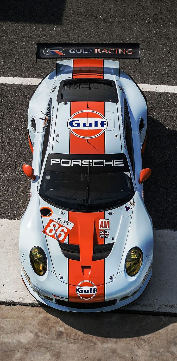 736x1499 Porsche Gulf Wallpaper