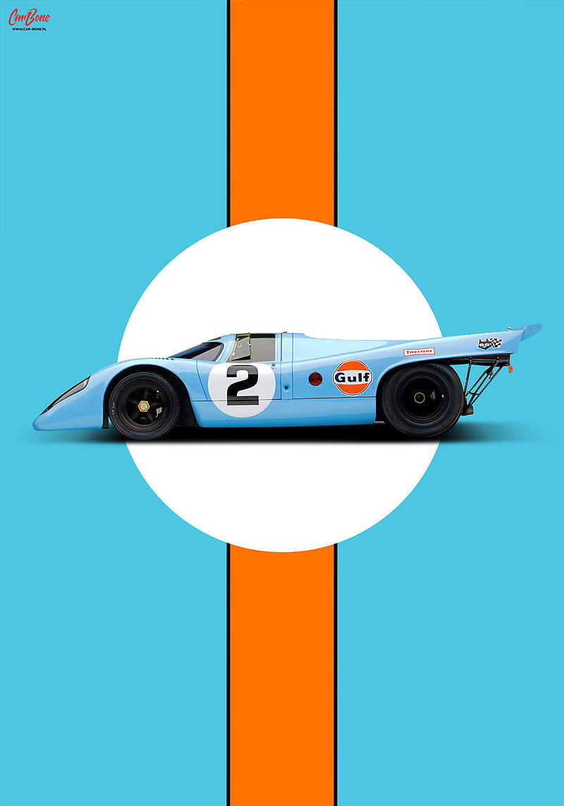 800x1143 Porsche 917gulf, motosport, HD phone wallpaper