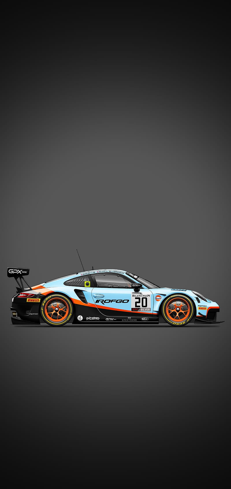 800x1689 Porsche, car, carros, gt3rs, gulf, porsche, supercars, track, HD phone wallpaper