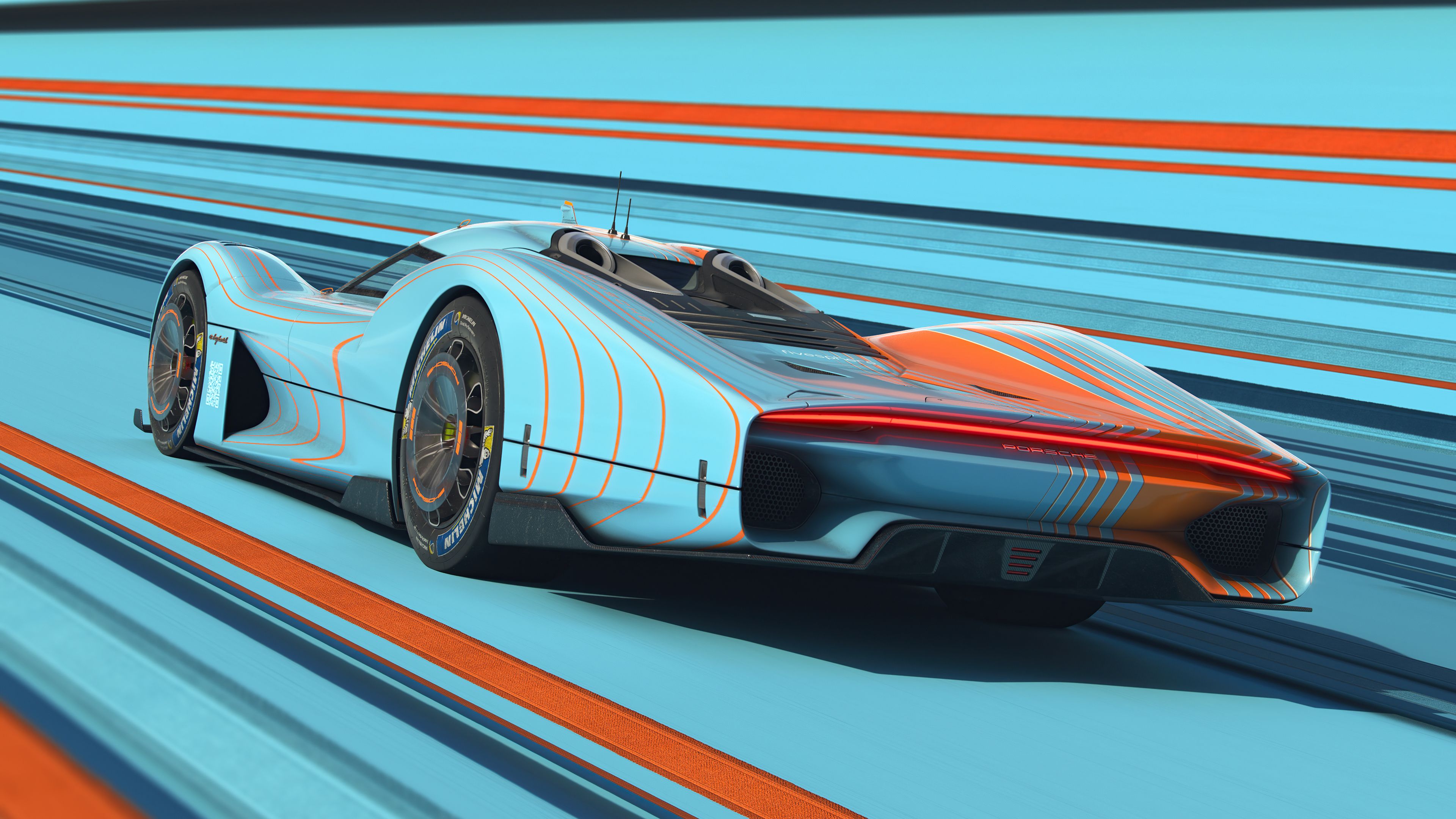 3840x2160 Porsche Vision 908 Gulf Edition 4k Wallpaper, HD Games Wallpaper, 4k Wallpaper, Image, Background, Photos and Picture