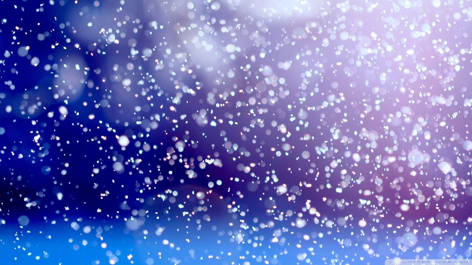 1920x1080 Falling Snow Wallpaper Background