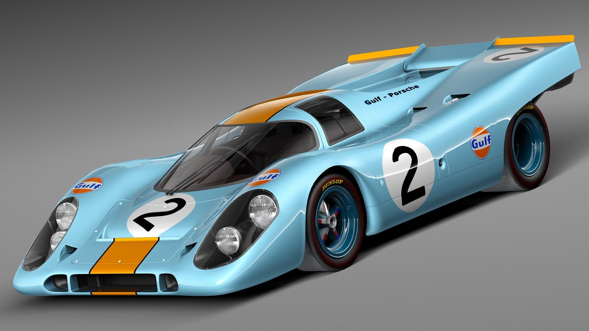1920x1080 Porsche 917k Gulf Le Mans C4d