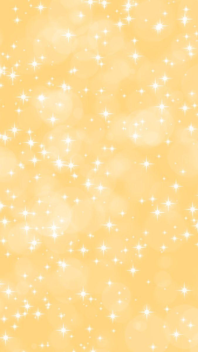 675x1200 Yellow Glitter Wallpaper with White Stars. Sfondo giallo, Brillantini, Sfondo per iphone