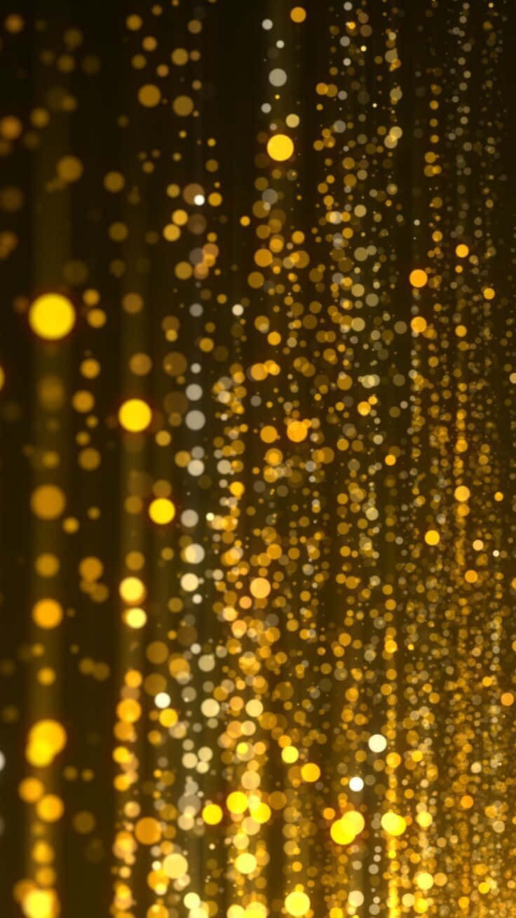 736x1308 Download Glistening yellow glitter sparkles on a bright sunny day. Wallpaper